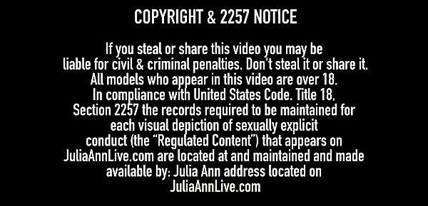  Watch Your Mommy Julia Ann Gives You Jerk Off Instructions!